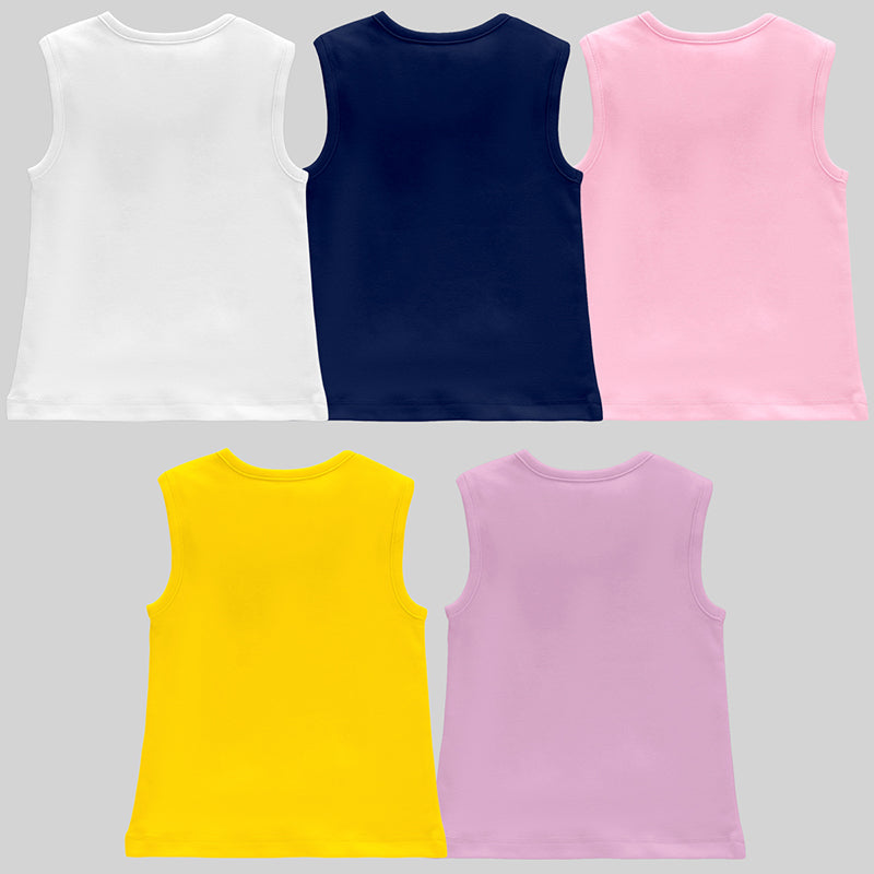 Kuchipoo Girls Sleeveless T-Shirts