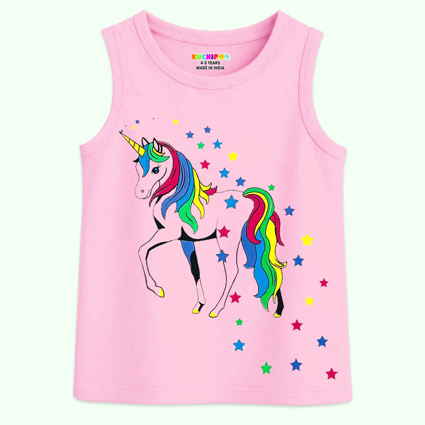 Kuchipoo Girls Sleeveless T-Shirts