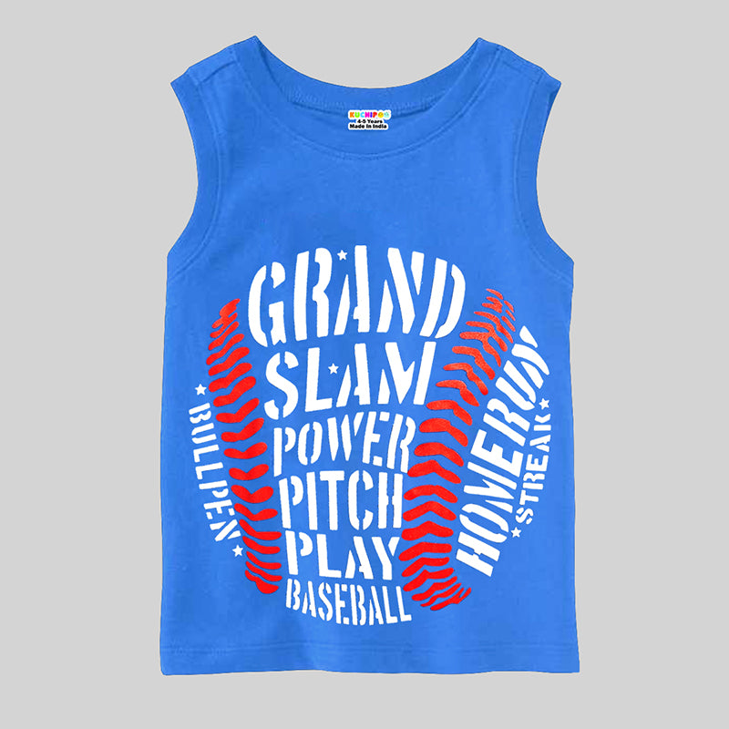 KUCHIPOO Boys Sleeves less T-Shirts