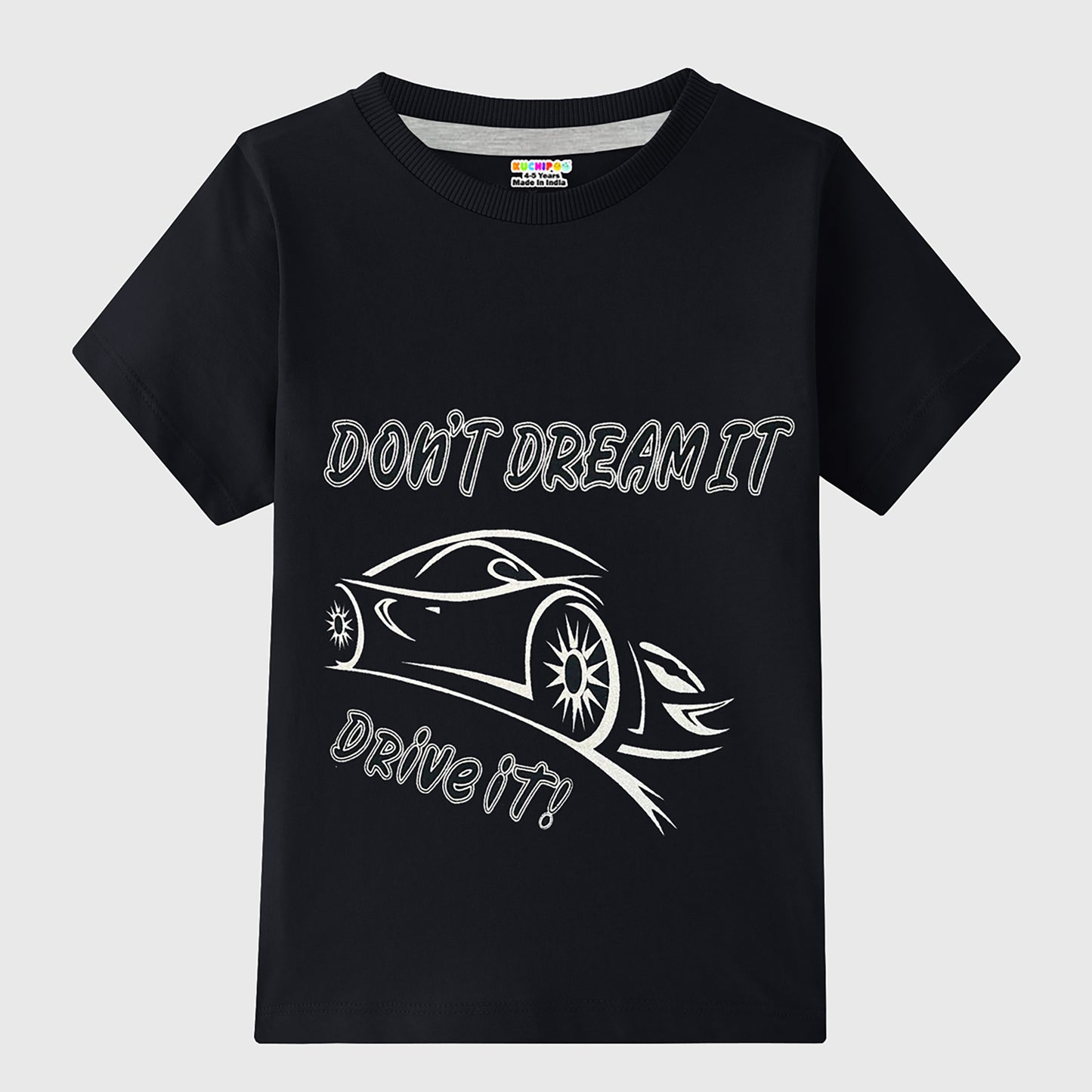 KUCHIPOO Boys Half Sleeves T-Shirts