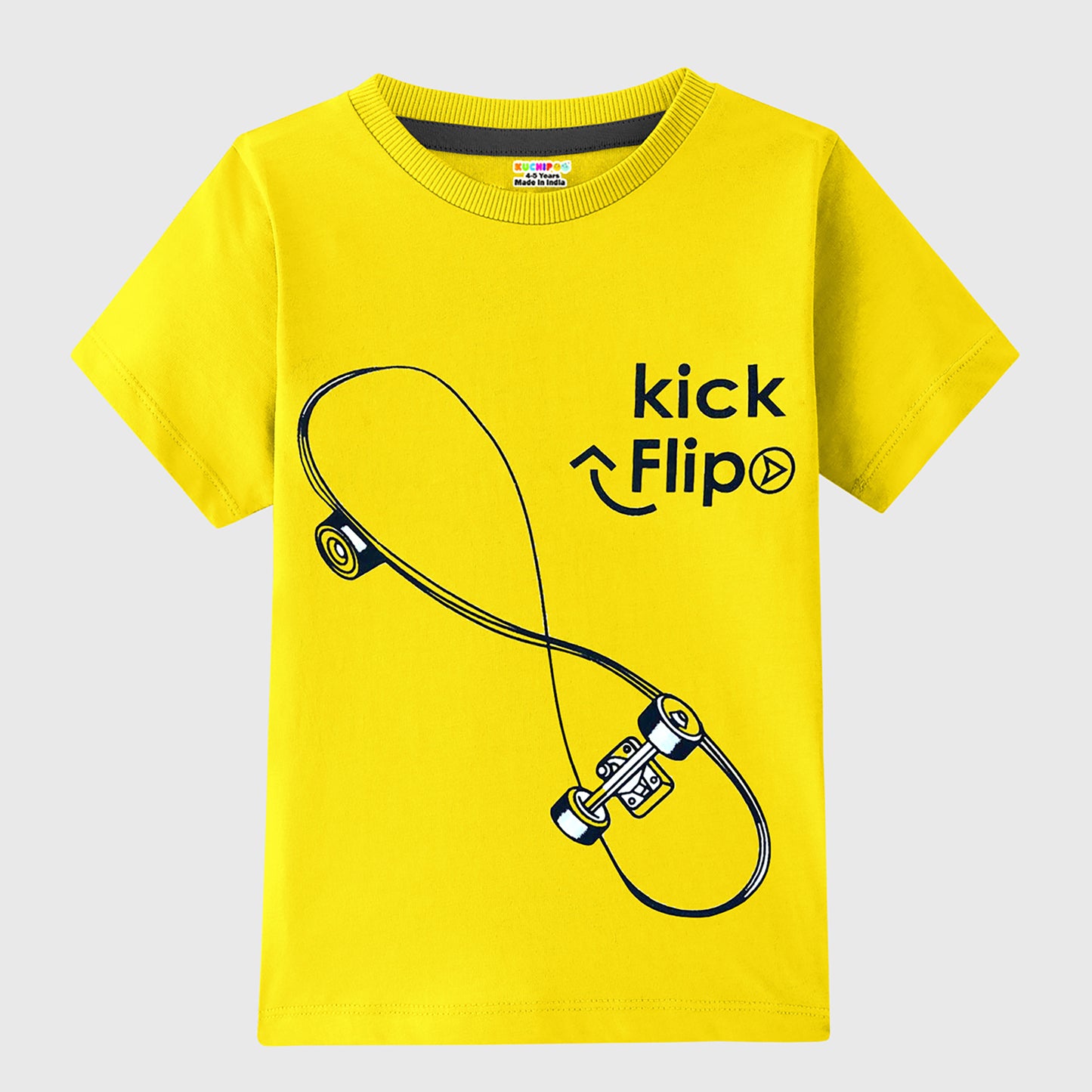 KUCHIPOO Boys Half Sleeves T-Shirts