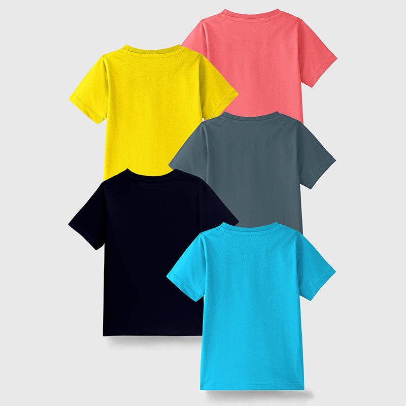 KUCHIPOO Boys Half Sleeves T-Shirts