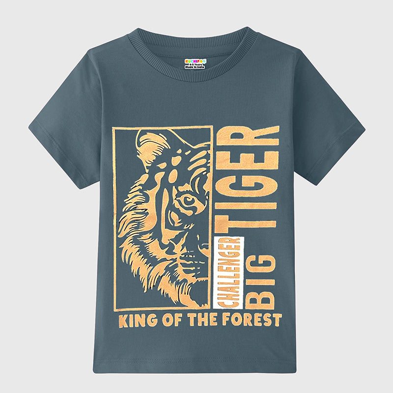 KUCHIPOO Boys Half Sleeves T-Shirts