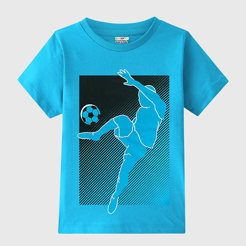 KUCHIPOO Boys Half Sleeves T-Shirts