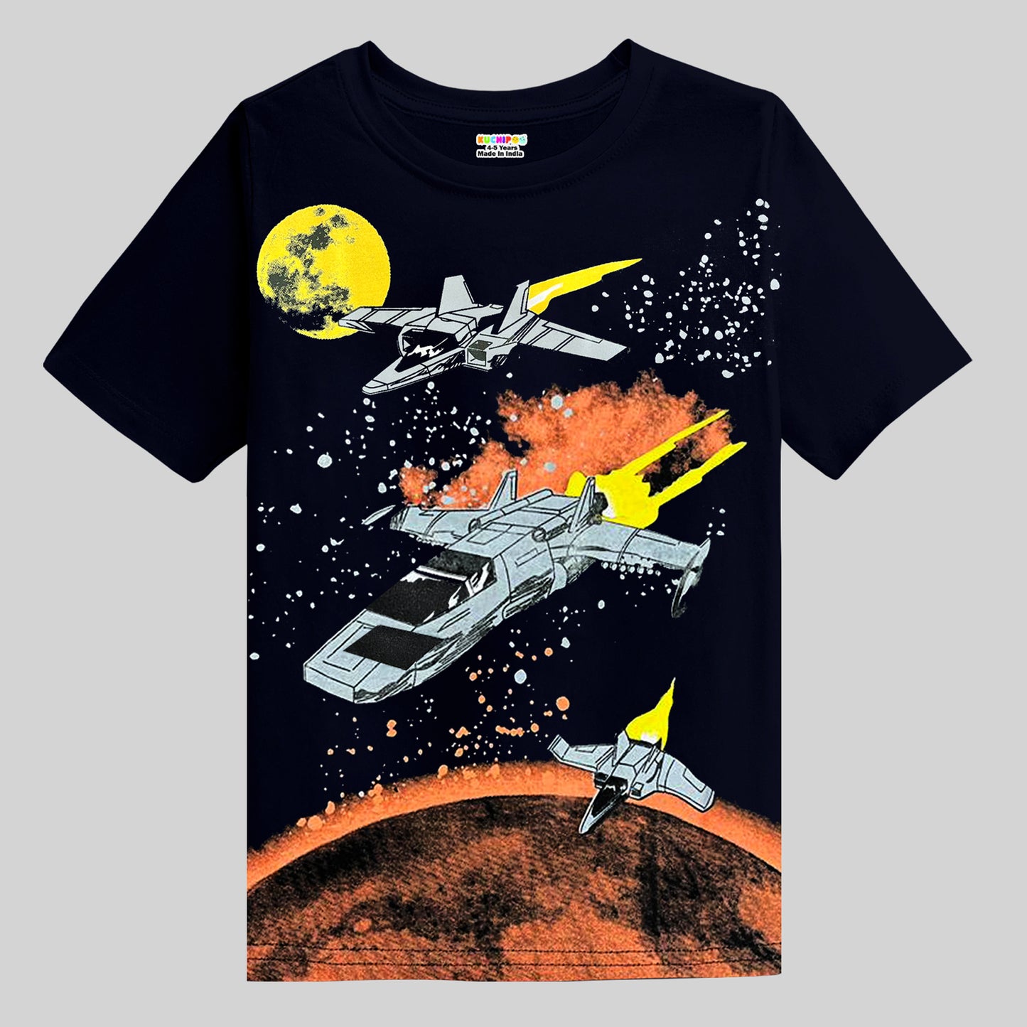 KUCHIPOO Boys Half Sleeves T-Shirts.