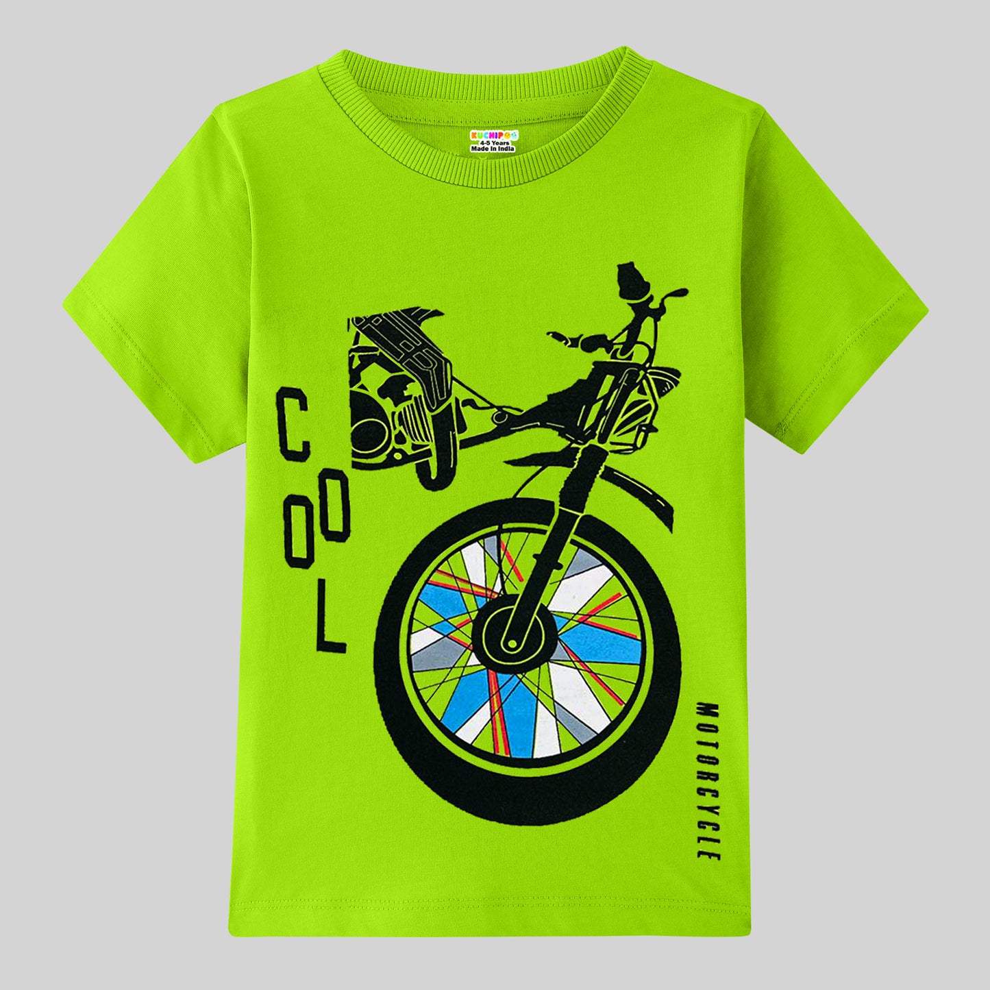 KUCHIPOO Boys Half Sleeves T-Shirts.