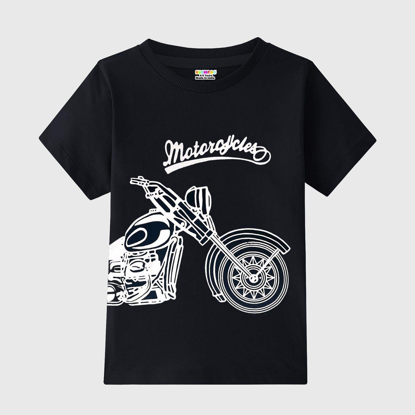 KUCHIPOO Boys Half Sleeves T-Shirts