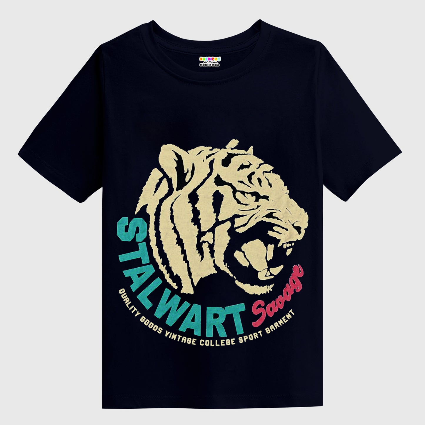 KUCHIPOO Boys Half Sleeves T-Shirts