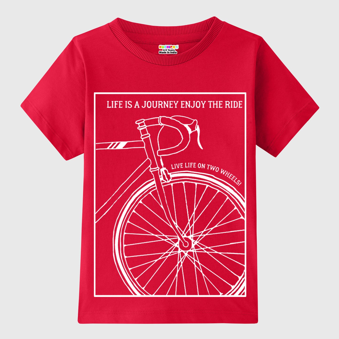 KUCHIPOO Boys Half Sleeves T-Shirts