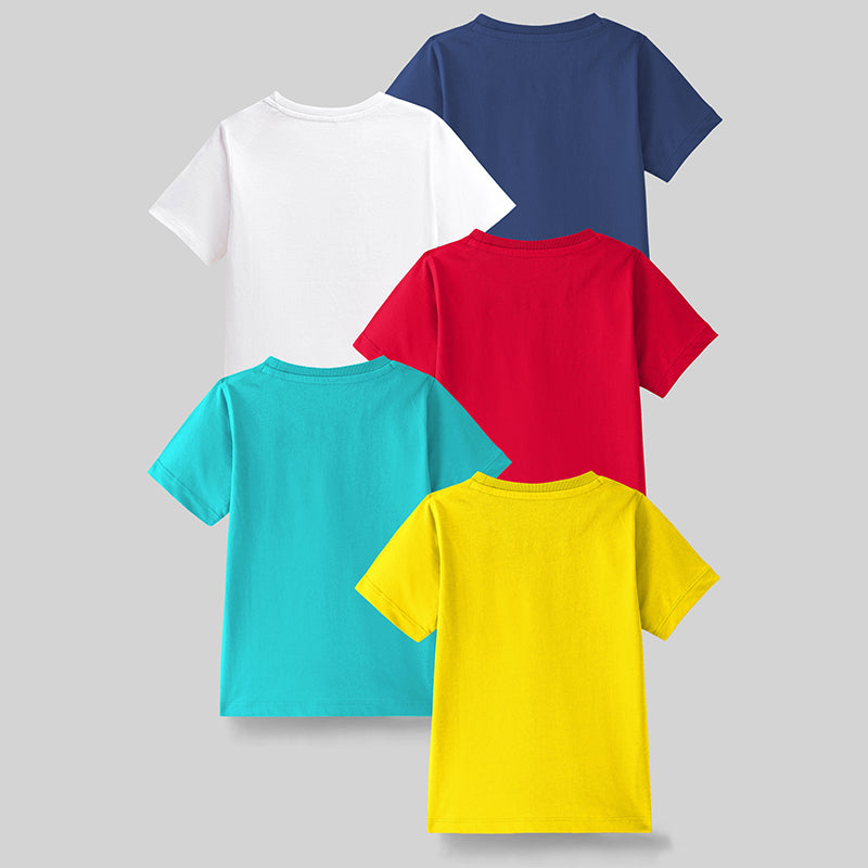 KUCHIPOO Boys Half Sleeves T-Shirts