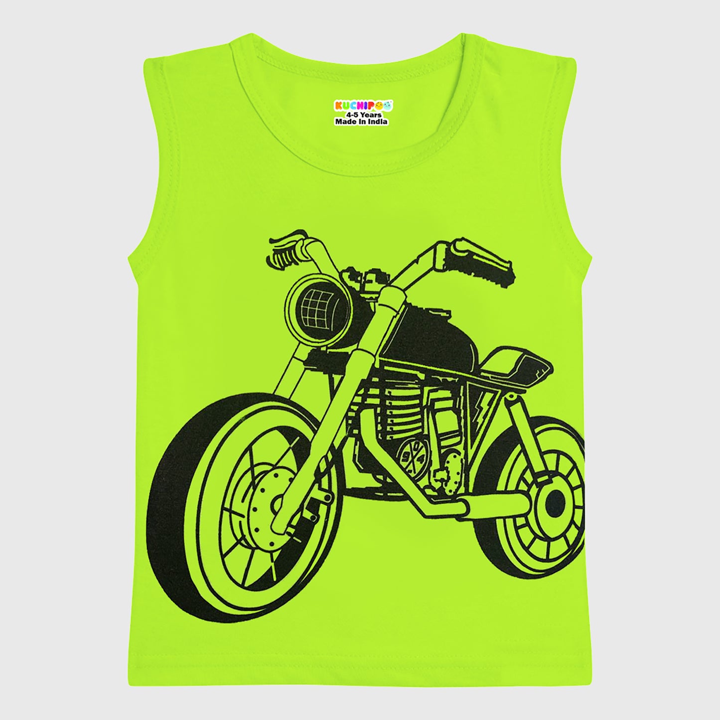 KUCHIPOO Boys Sleeves less T-Shirts