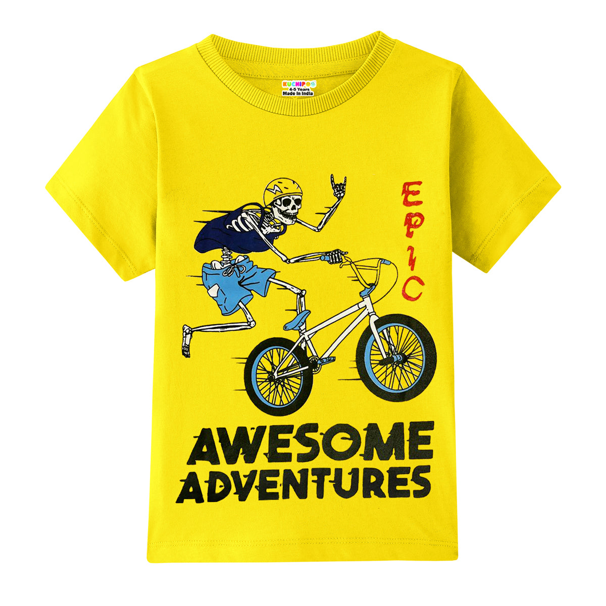 KUCHIPOO Boys Half Sleeves T-Shirts