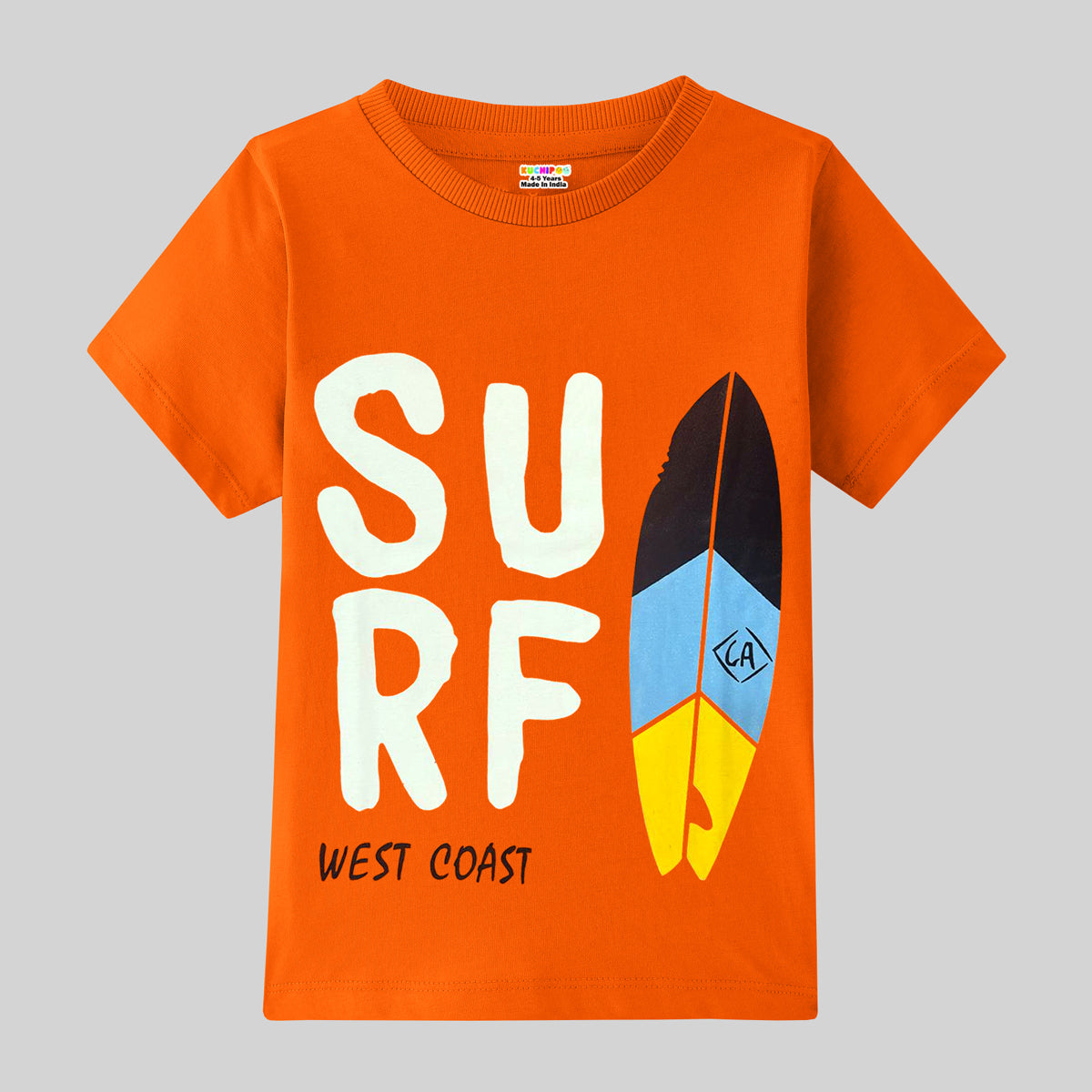 KUCHIPOO Boys Half Sleeves T-Shirts