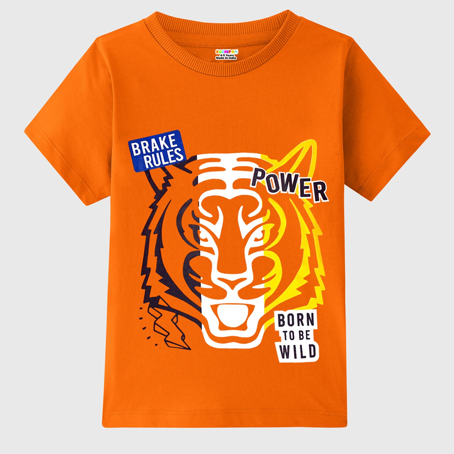 KUCHIPOO Boys Half Sleeves T-Shirts