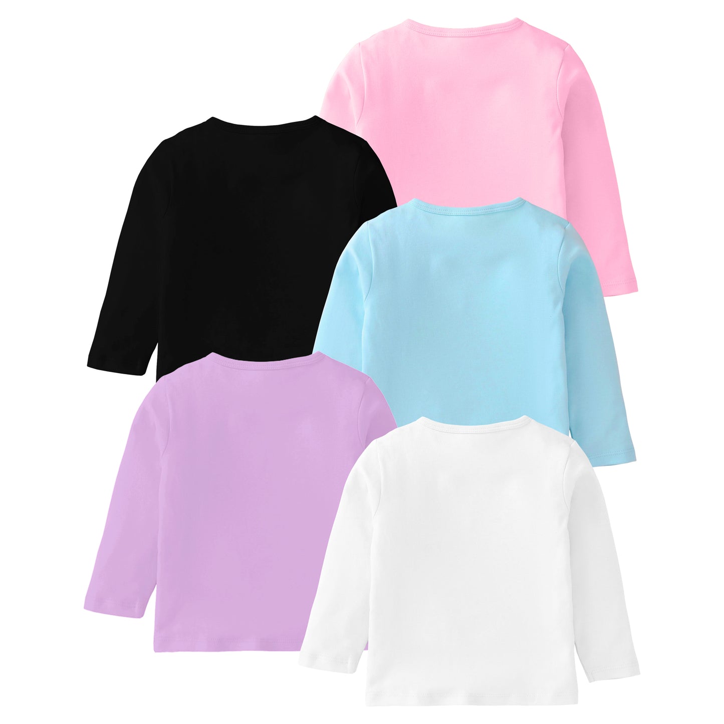 KUCHIPOO Girls Full Sleeves T-Shirts