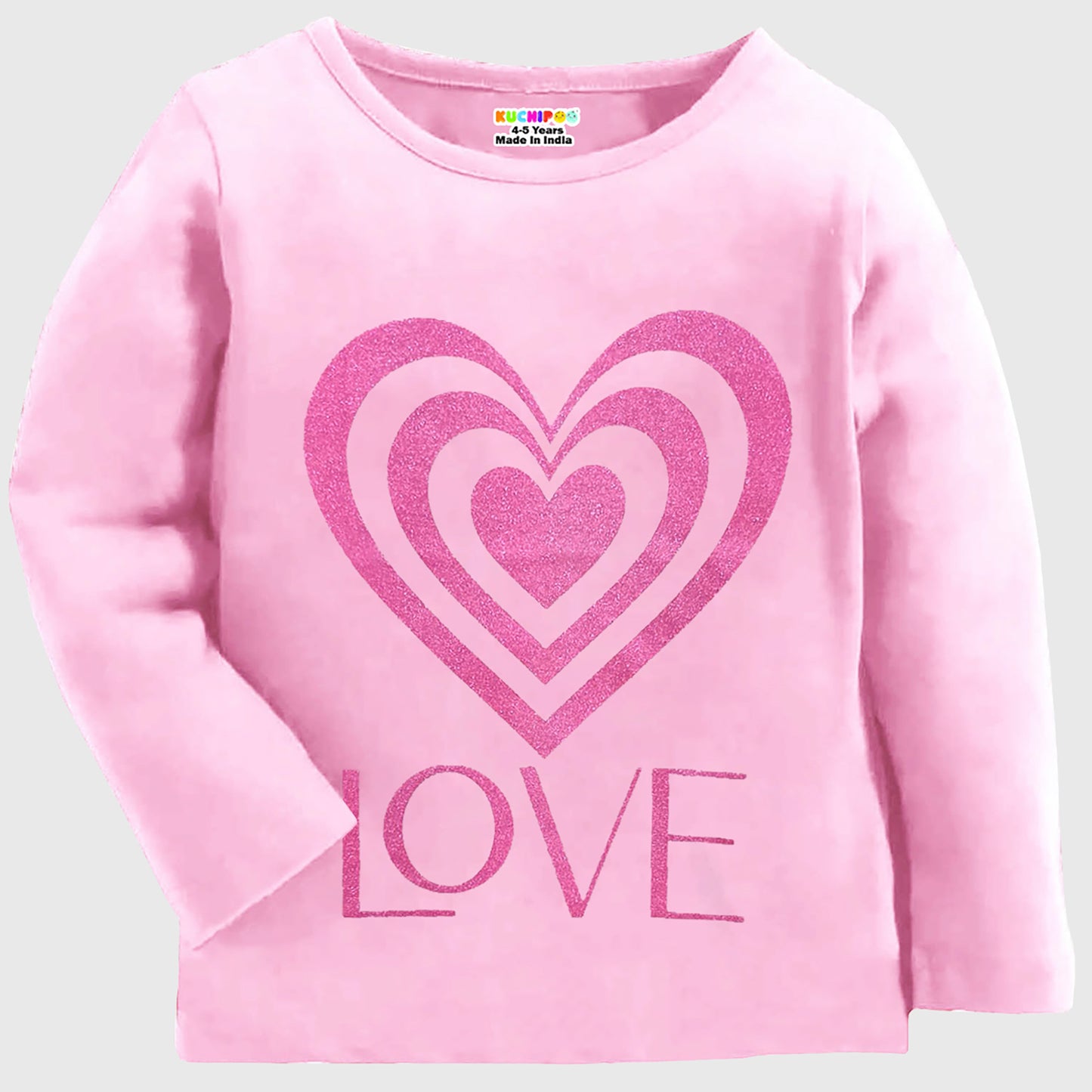 KUCHIPOO Girls Full Sleeves T-Shirts