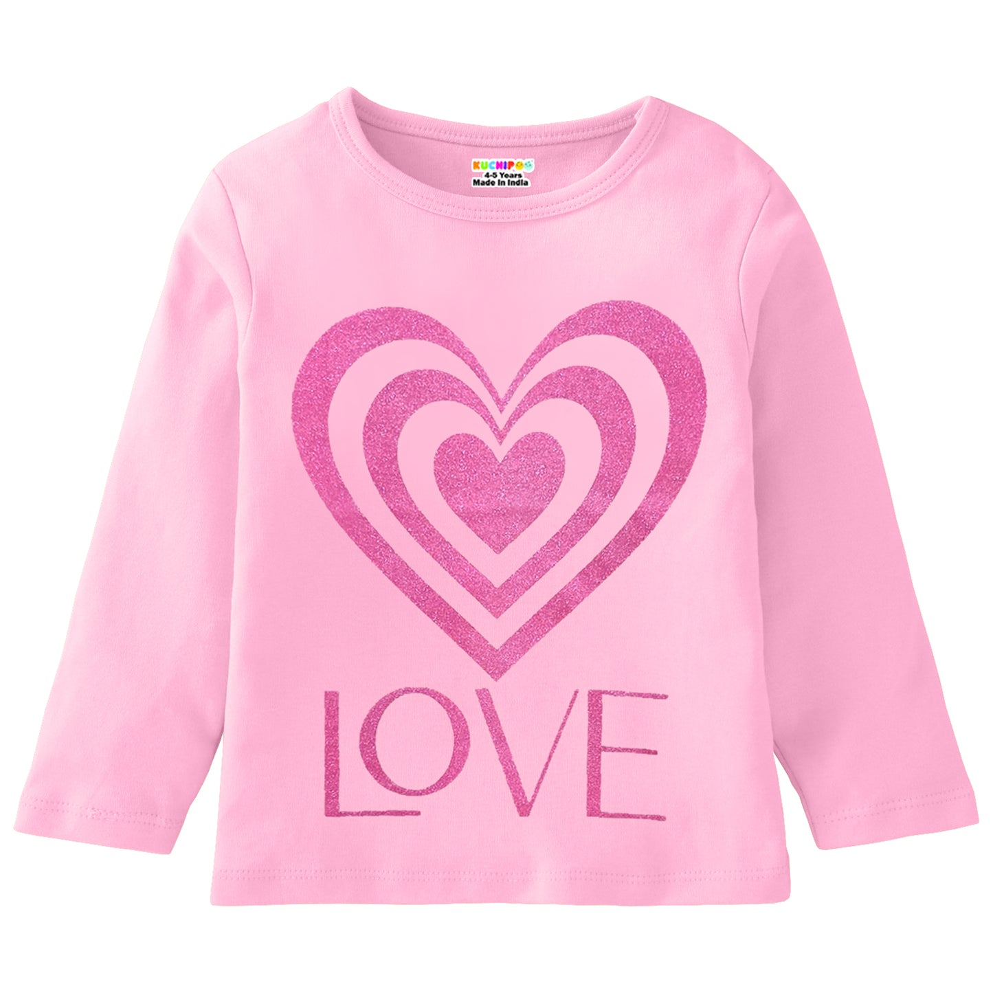 KUCHIPOO Girls Full Sleeves T-Shirts