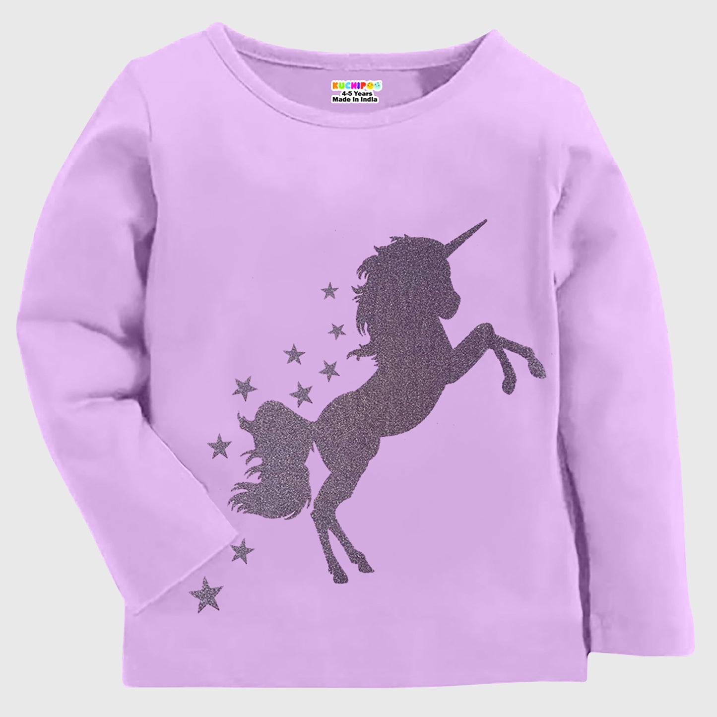 KUCHIPOO Girls Full Sleeves T-Shirts