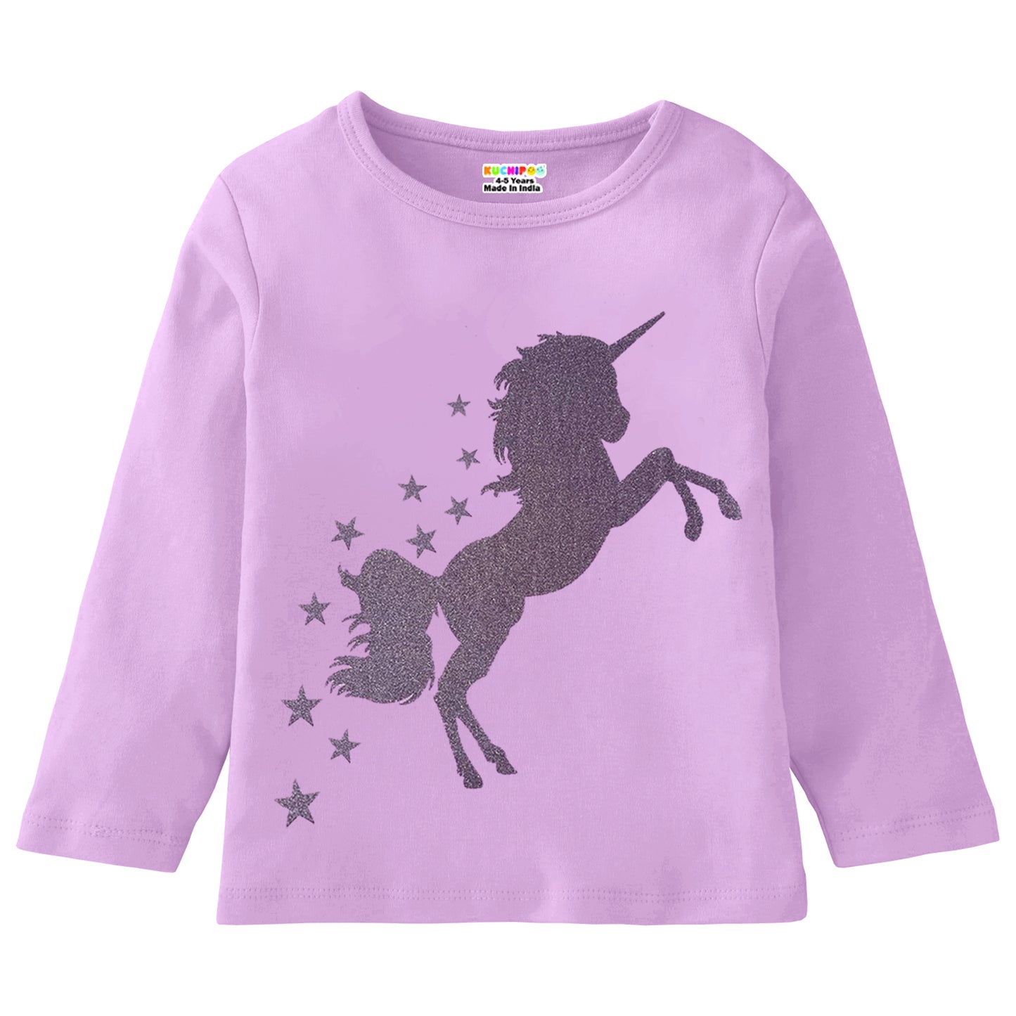 KUCHIPOO Girls Full Sleeves T-Shirts