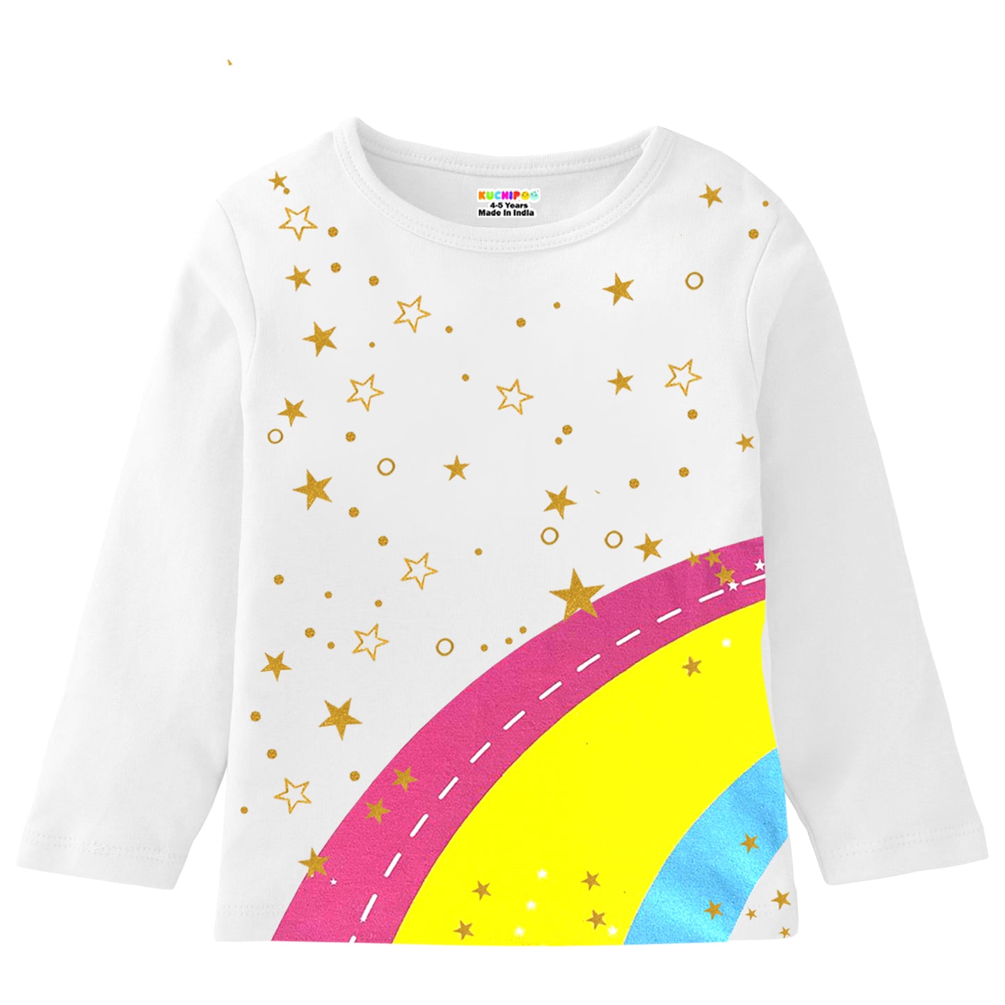 KUCHIPOO Girls Full Sleeves T-Shirts