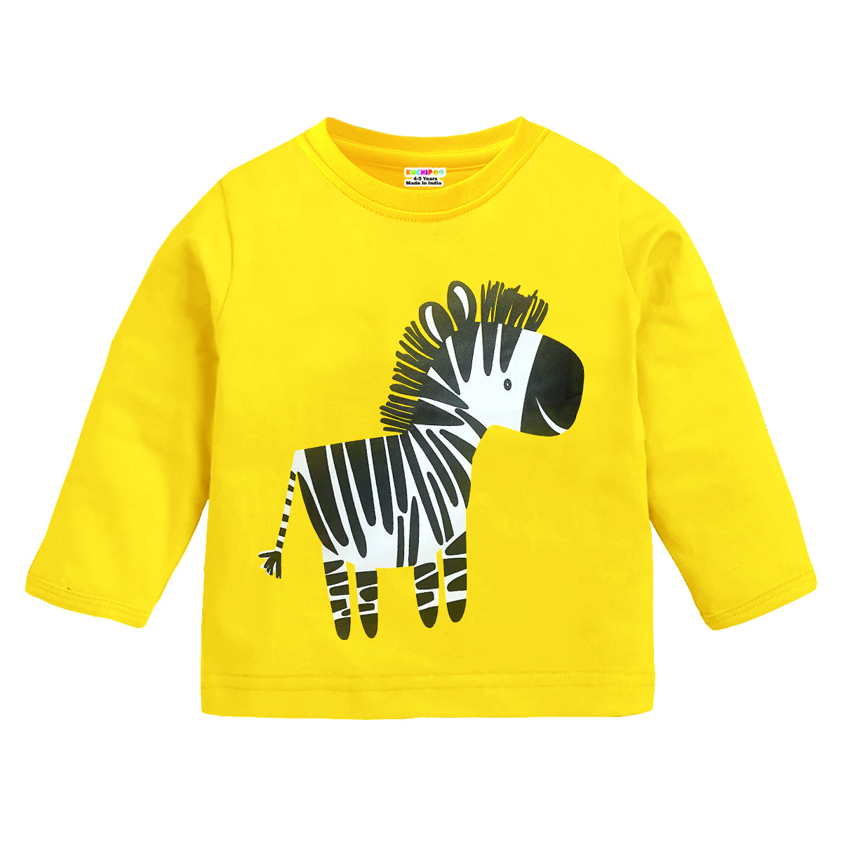 KUCHIPOO Baby Boys and Baby Girls Full Sleeves T-Shirts