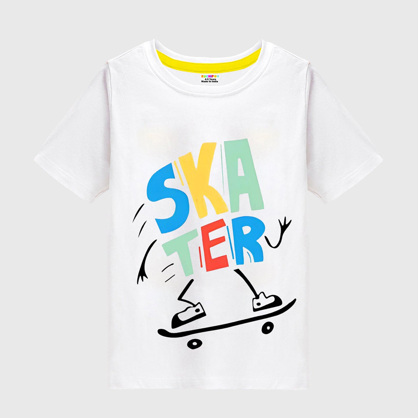 KUCHIPOO Boys Half Sleeves T-Shirts