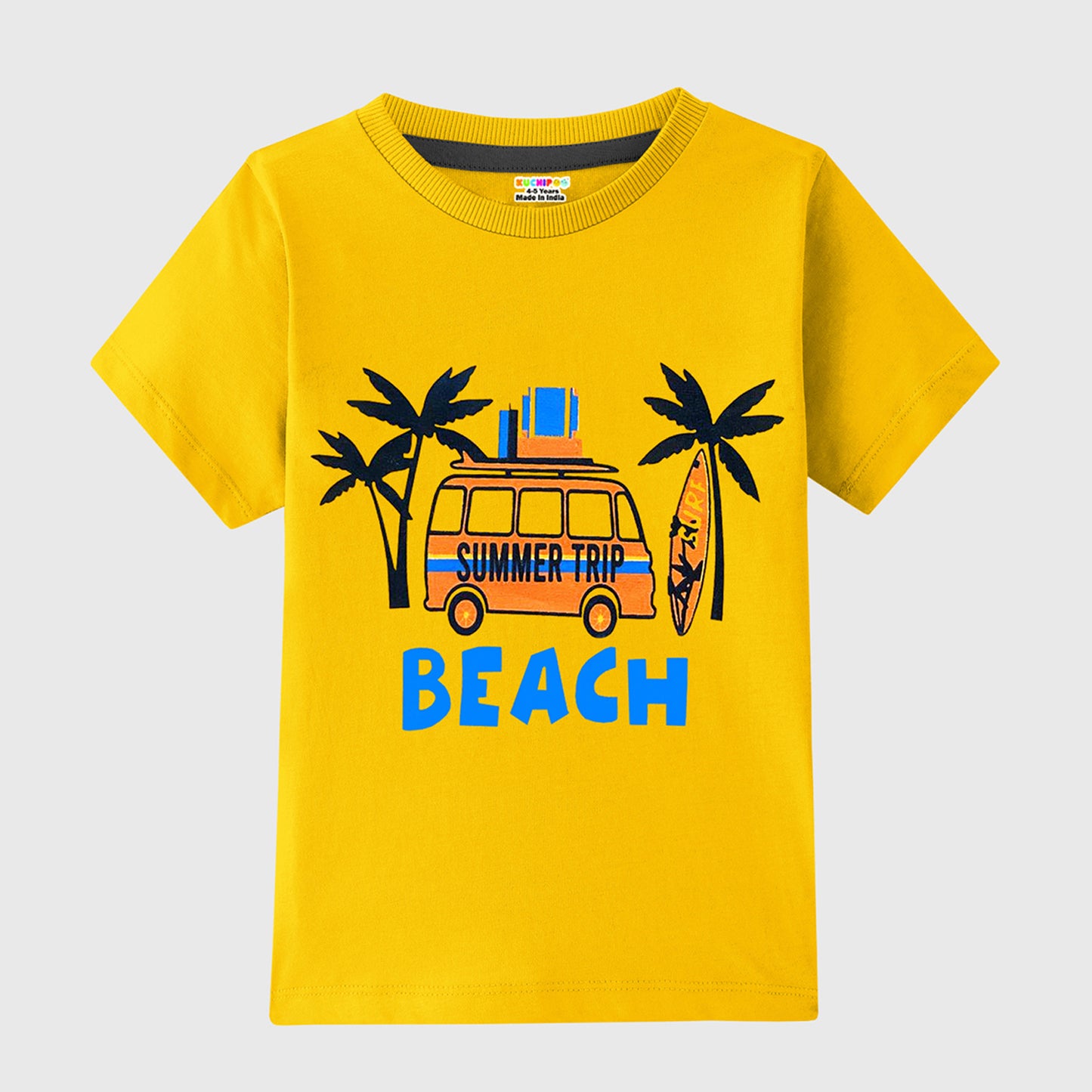 KUCHIPOO Boys Half Sleeves T-Shirts