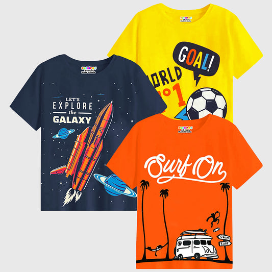 KUCHIPOO  BOYS HALF SLEEVES T-SHIRTS