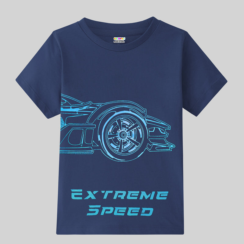 KUCHIPOO Boys Half Sleeves T-Shirts