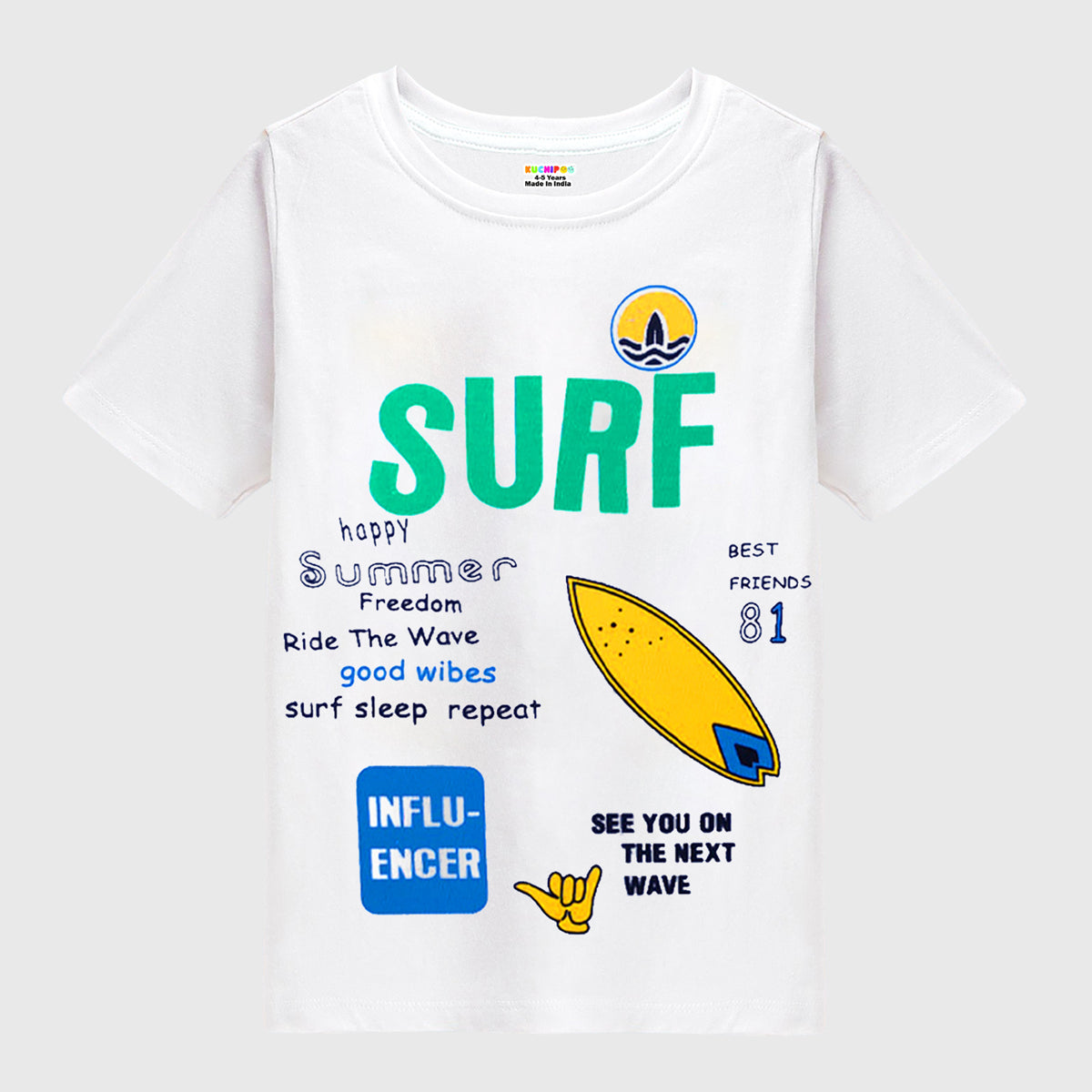 KUCHIPOO  BOYS HALF SLEEVES T-SHIRTS