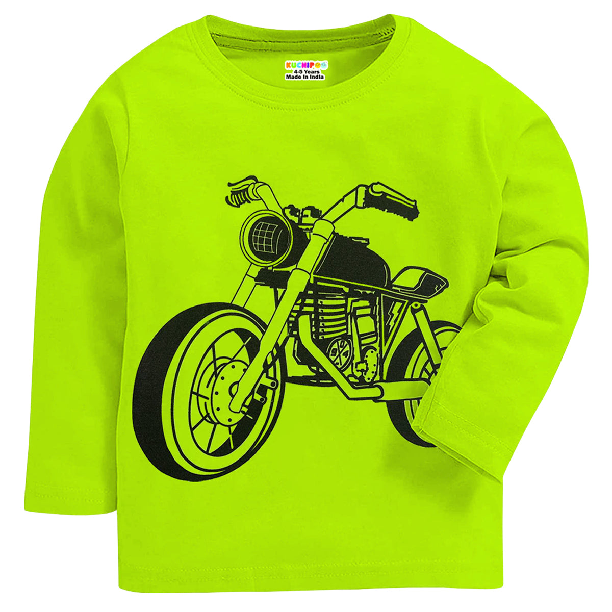 KUCHIPOO Boys  Full Sleeves T-Shirts