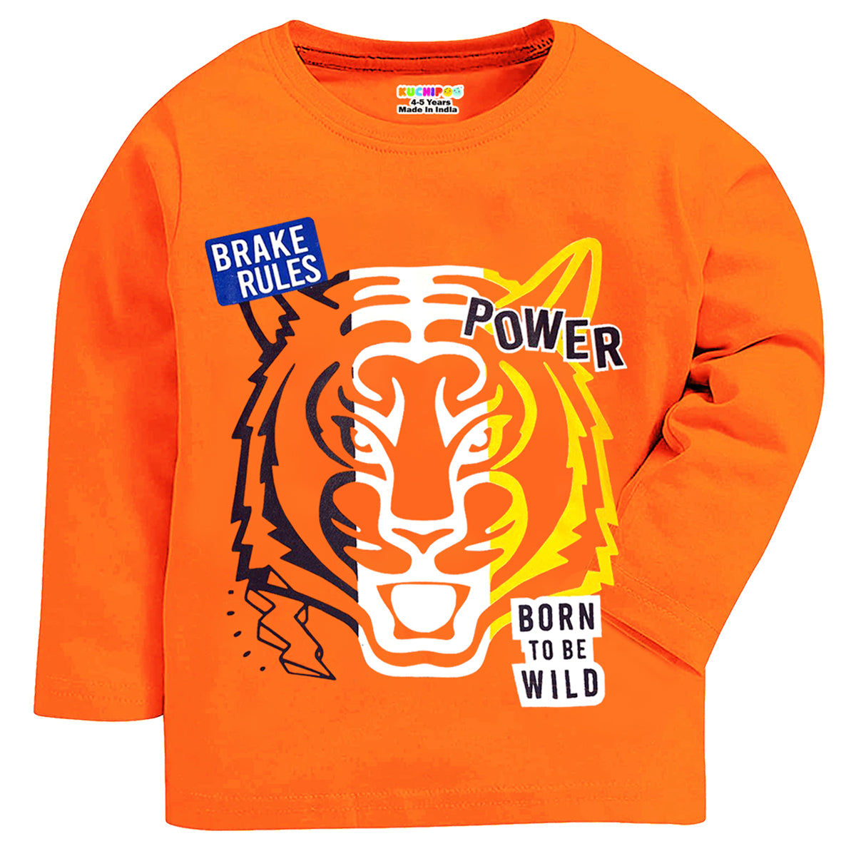 KUCHIPOO Boys  Full Sleeves T-Shirts