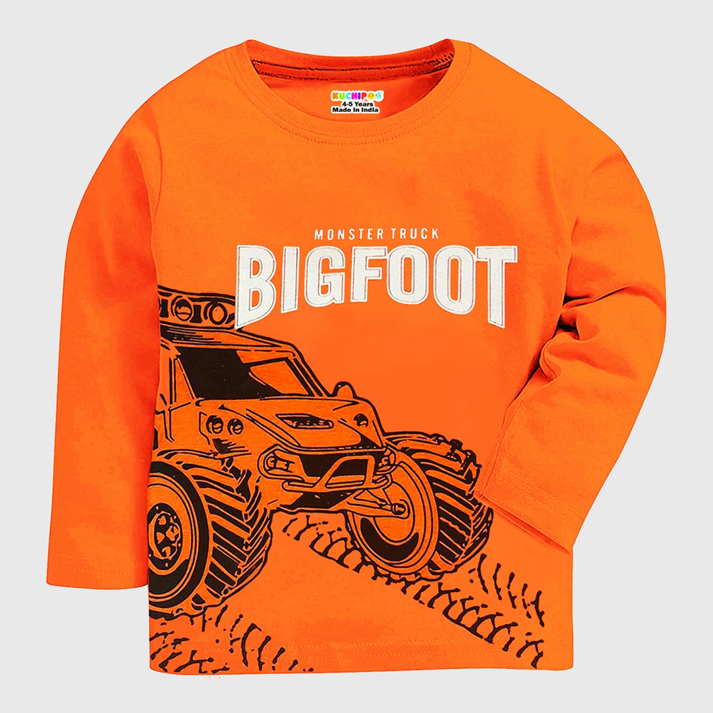 KUCHIPOO Boys  Full Sleeves T-Shirts