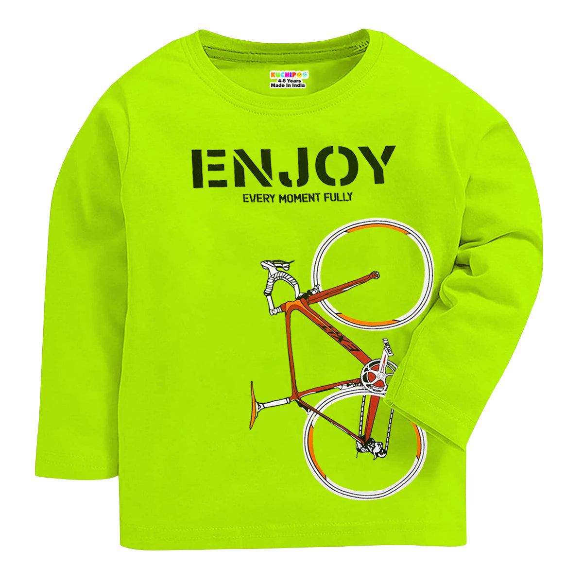 KUCHIPOO Boys  Full Sleeves T-Shirts