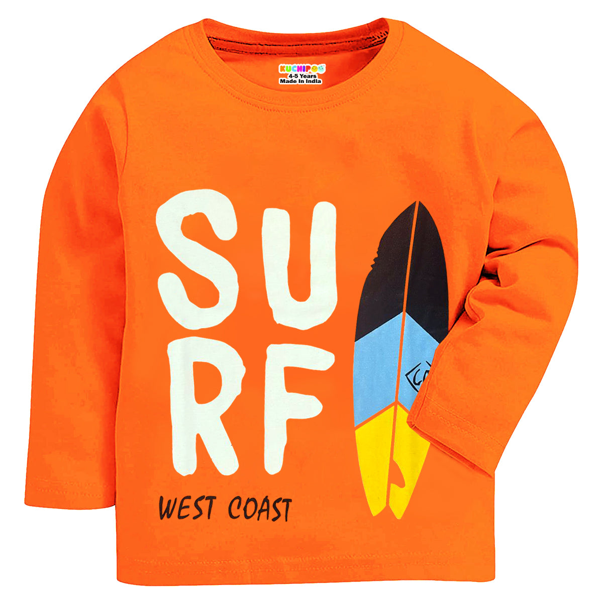 KUCHIPOO Boys  Full Sleeves T-Shirts