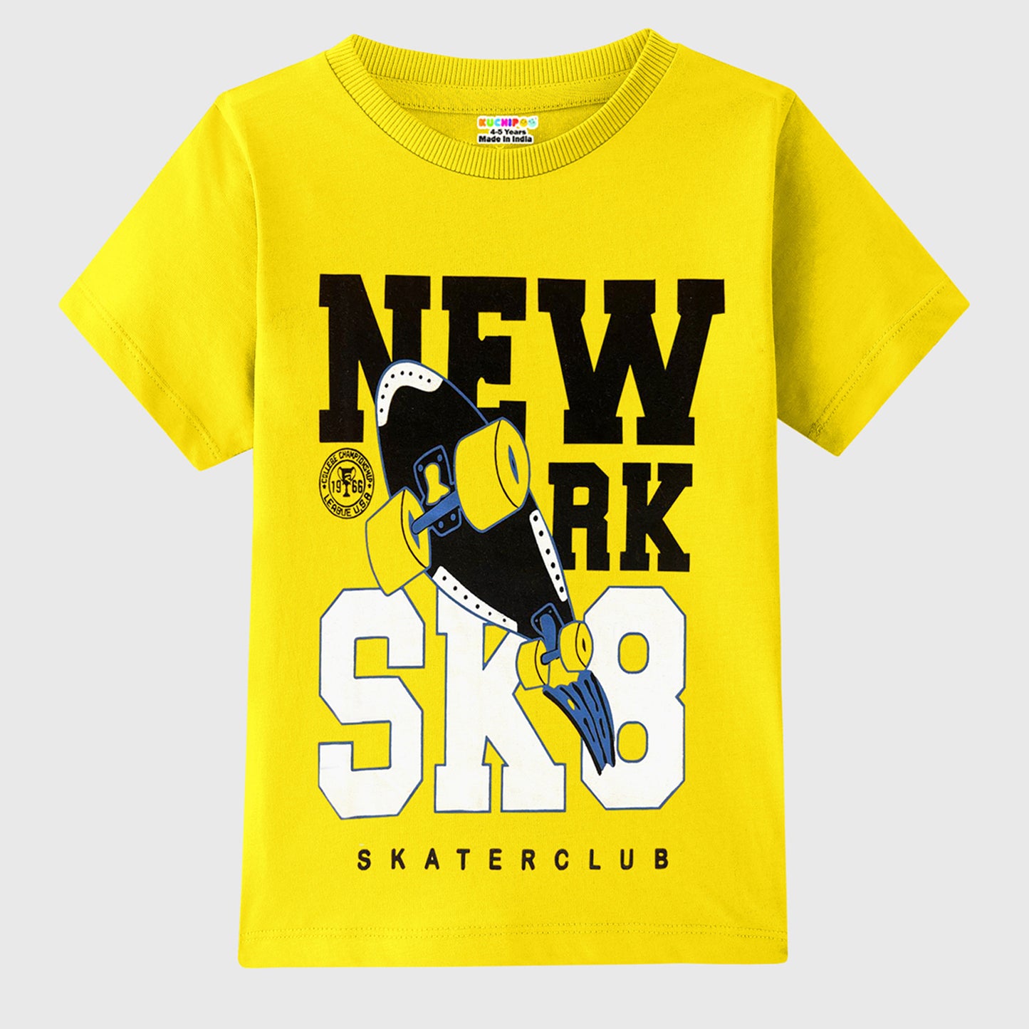 KUCHIPOO Boys Half Sleeves T-Shirts