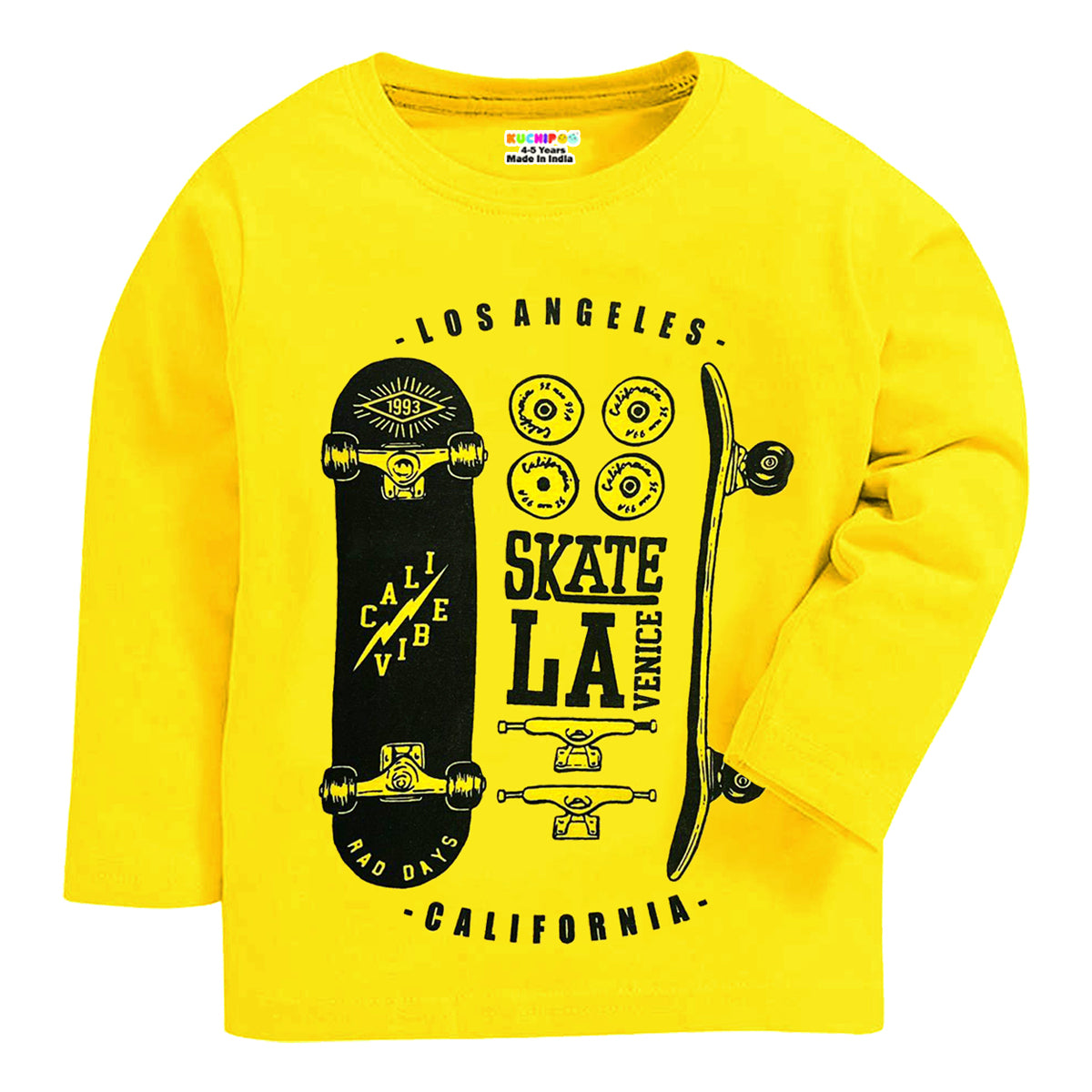 KUCHIPOO Boys  Full Sleeves T-Shirts