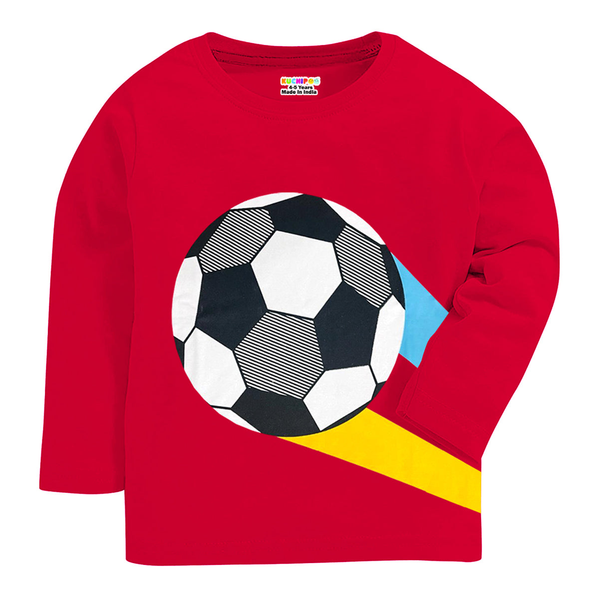 KUCHIPOO Boys  Full Sleeves T-Shirts