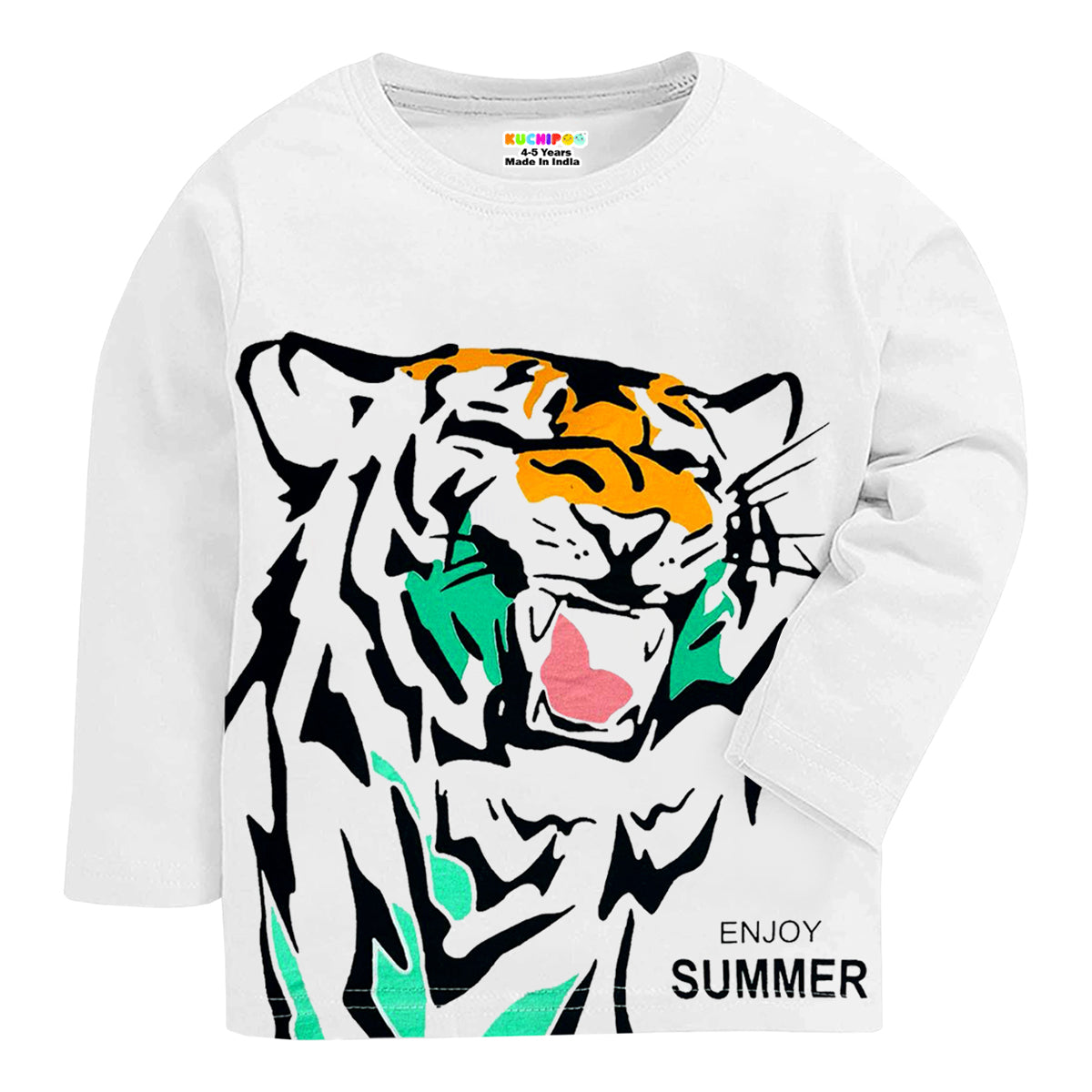 KUCHIPOO Boys  Full Sleeves T-Shirts