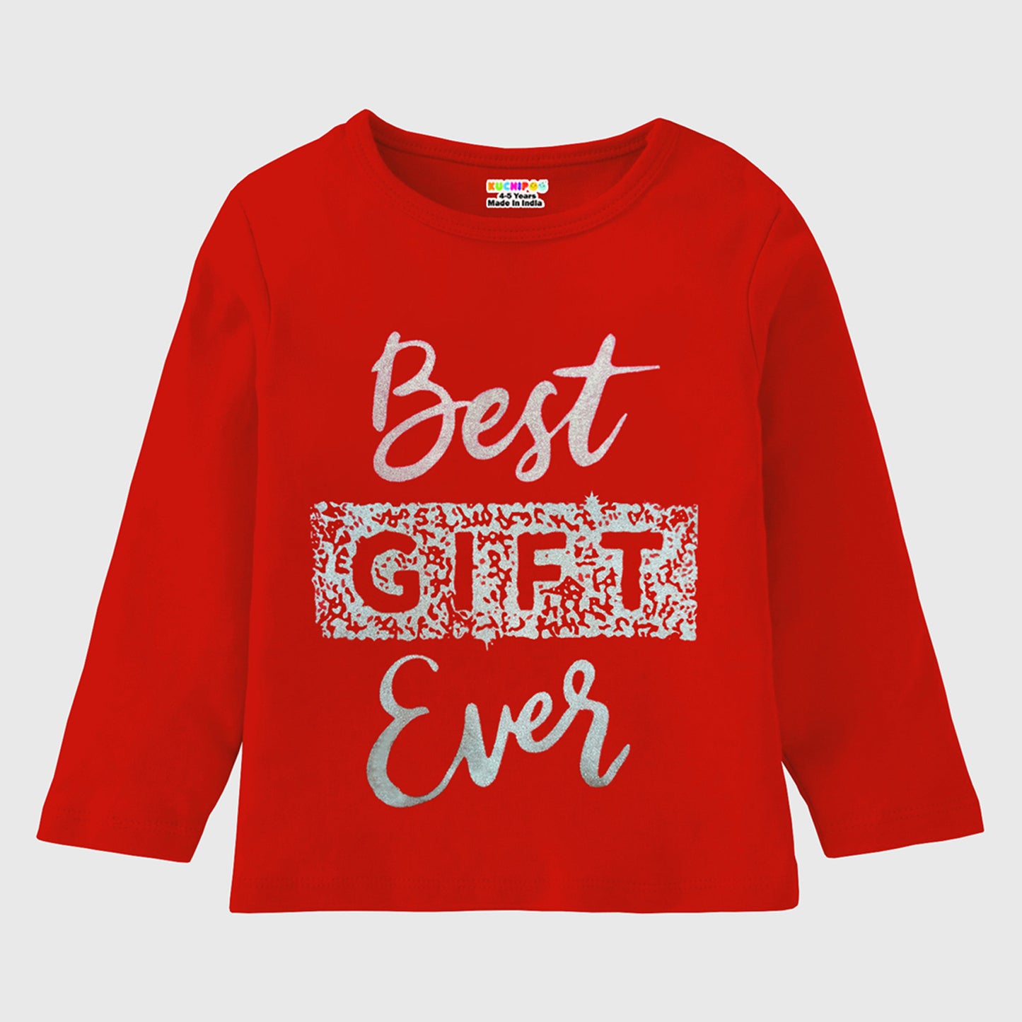 KUCHIPOO Girls Full Sleeves T-Shirts