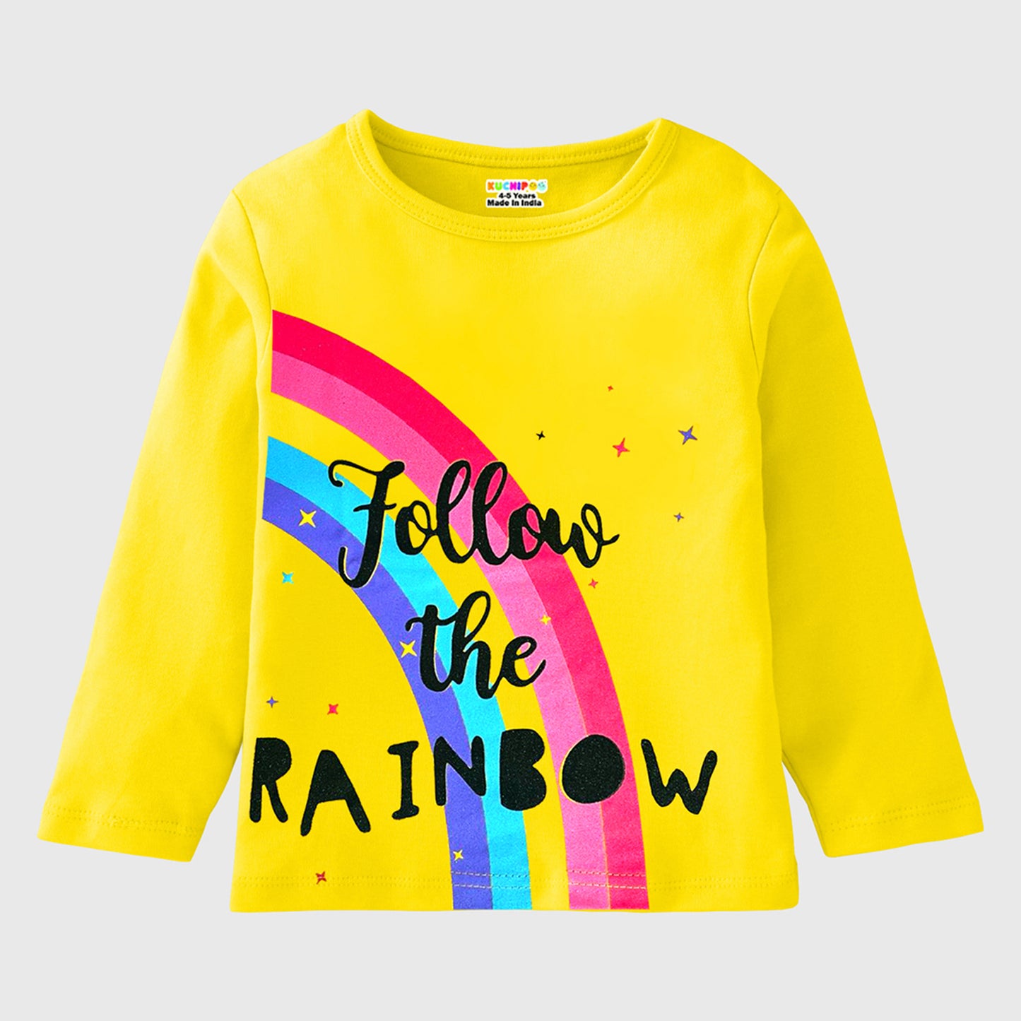 KUCHIPOO Girls Full Sleeves T-Shirts