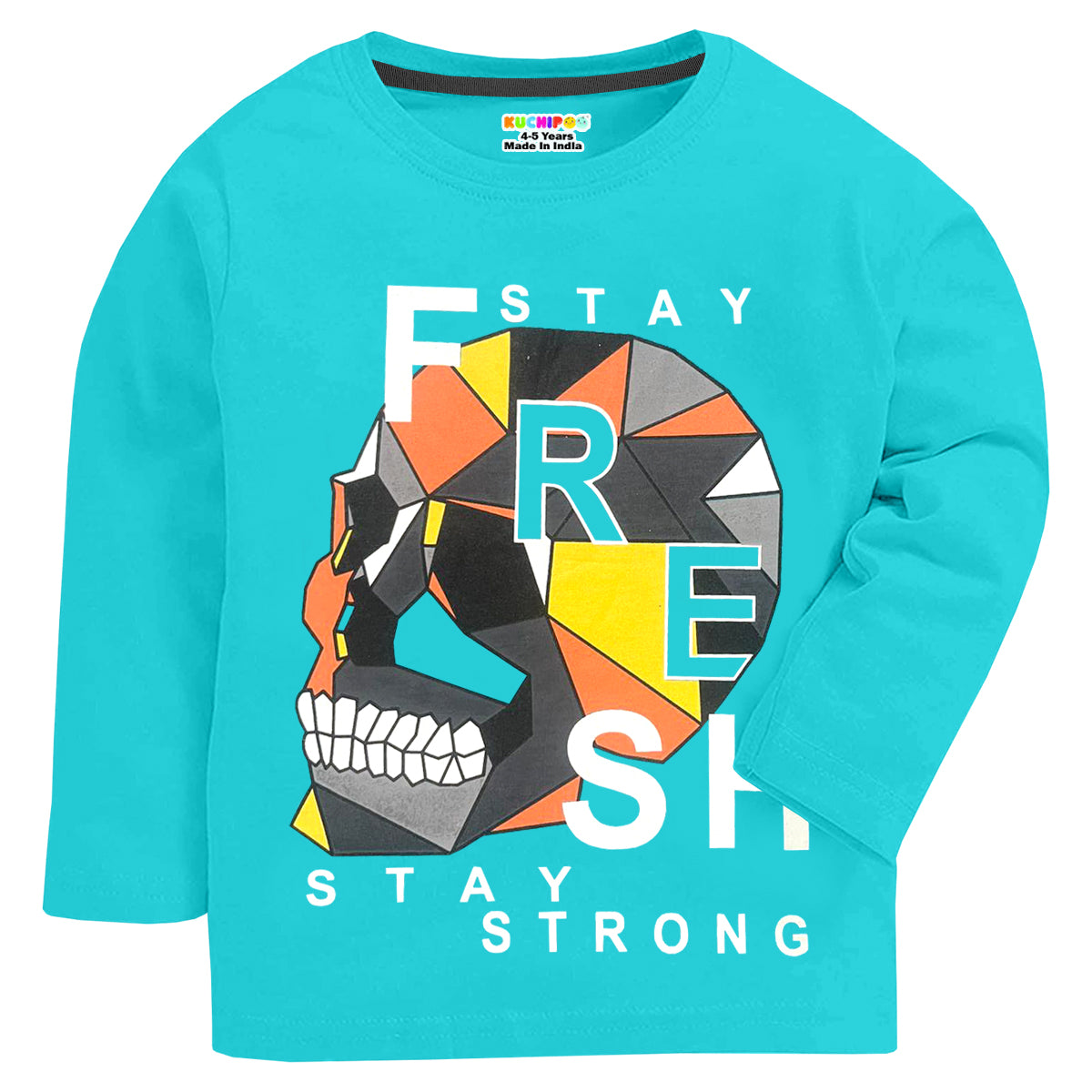 KUCHIPOO Boys  Full Sleeves T-Shirts