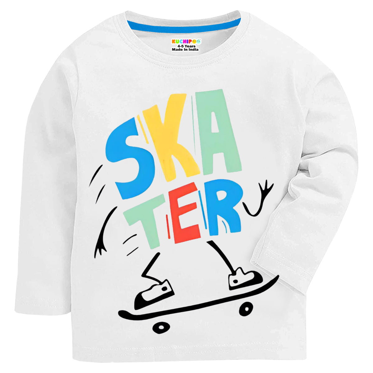 KUCHIPOO Boys Full Sleeves T-Shirts