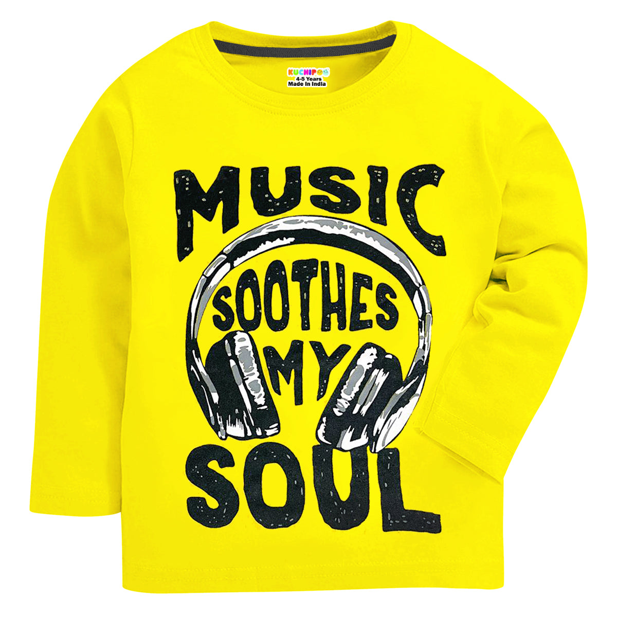 KUCHIPOO Boys Full Sleeves T-Shirts