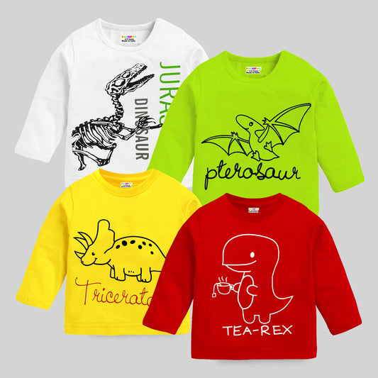 KUCHIPOO Baby Boys and Baby Girls Full Sleeves T-Shirts