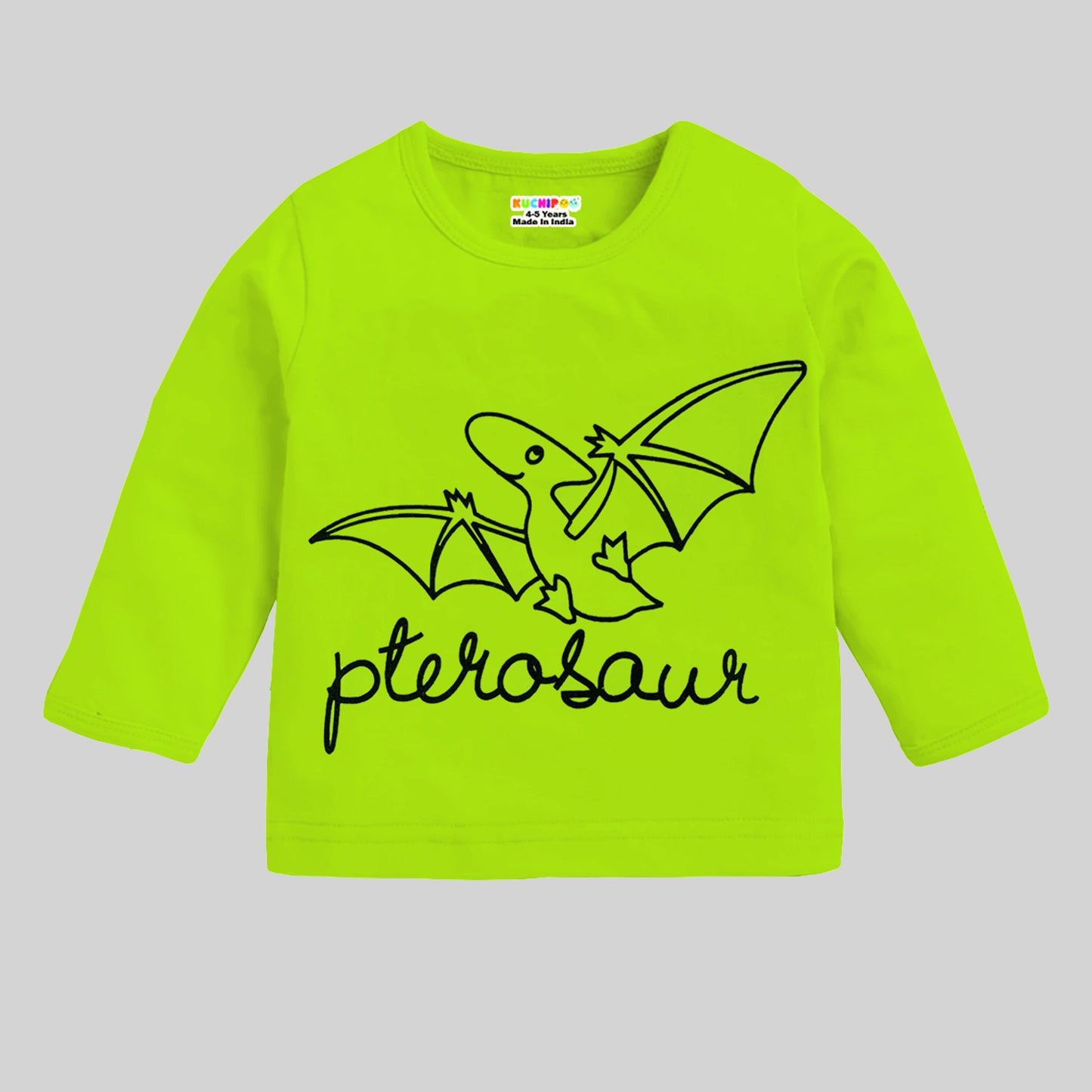 KUCHIPOO Baby Boys and Baby Girls Full Sleeves T-Shirts