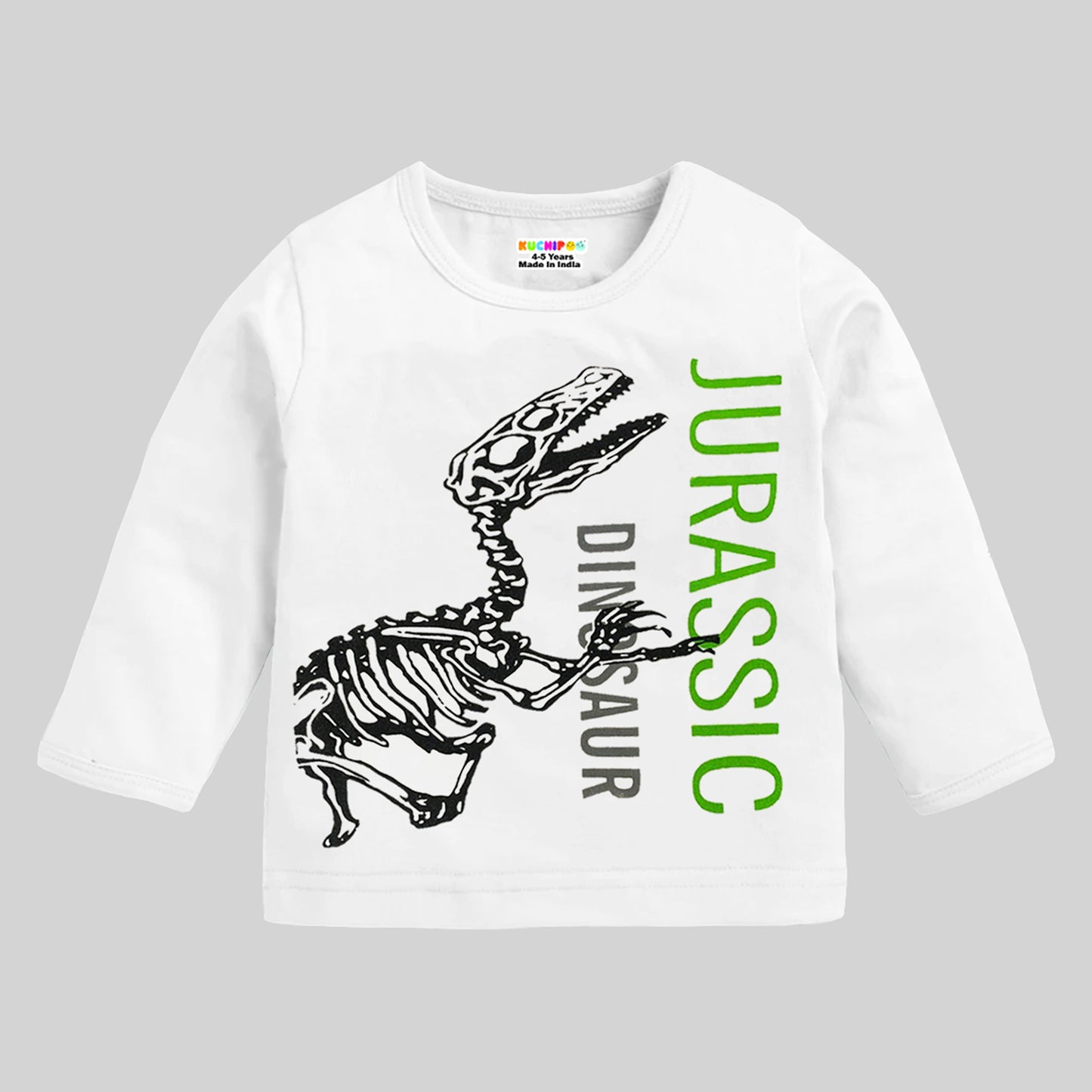 KUCHIPOO Baby Boys and Baby Girls Full Sleeves T-Shirts