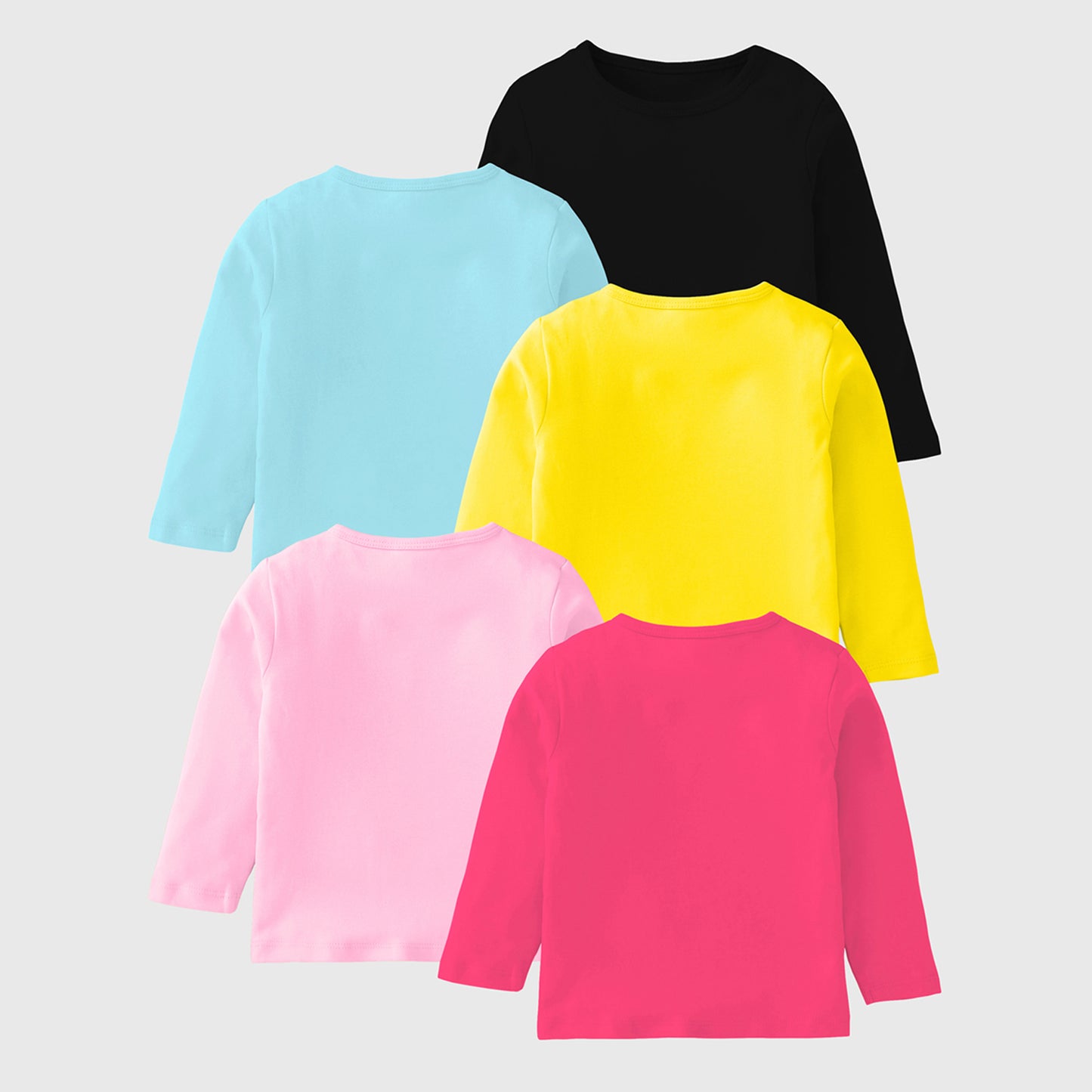 KUCHIPOO Girls Full Sleeves T-Shirts
