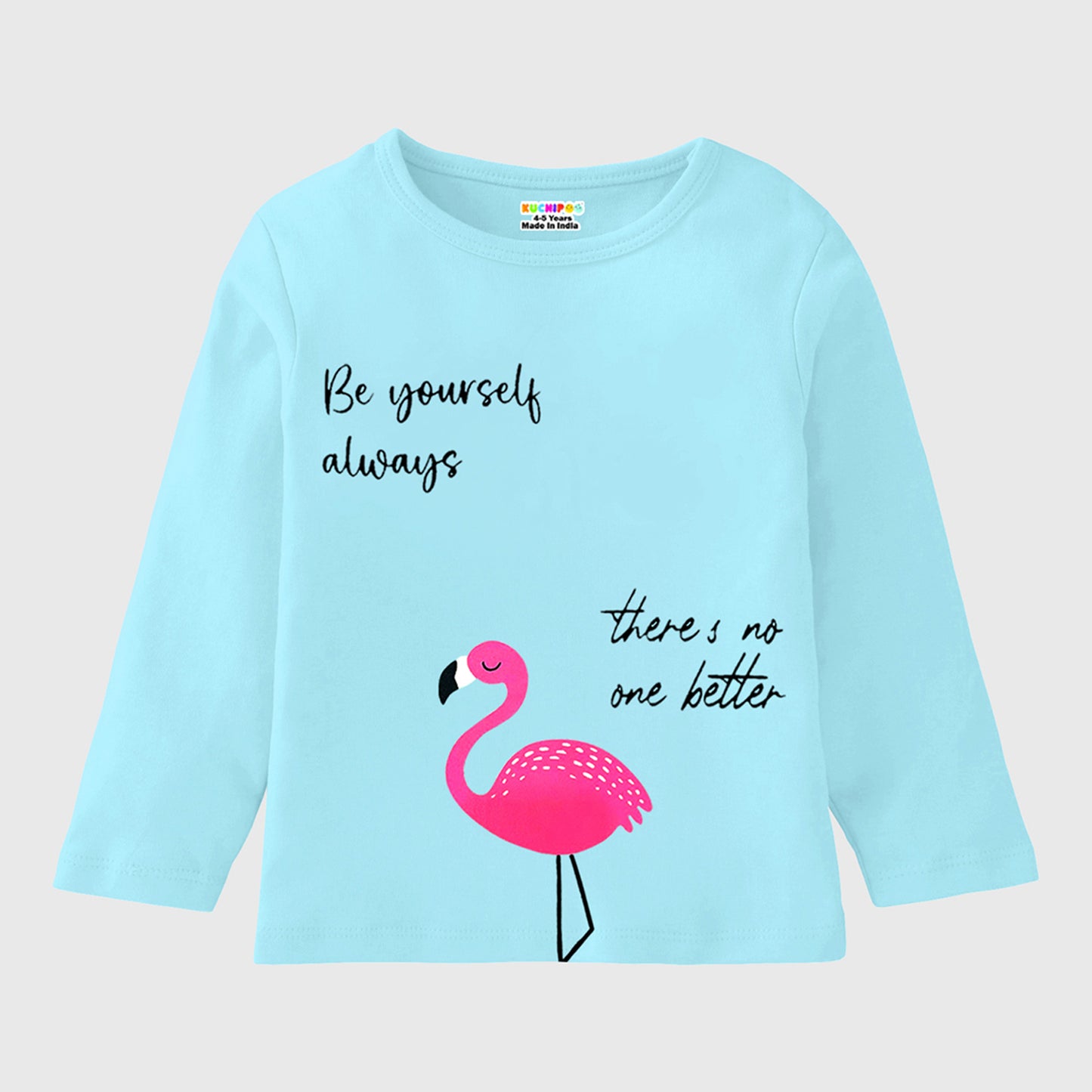 KUCHIPOO Girls Full Sleeves T-Shirts