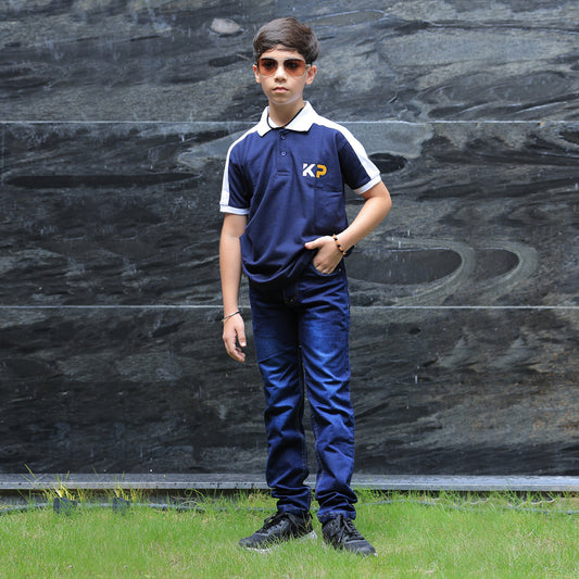Kuchipoo Boys Regular Fit Polo T-Shirt